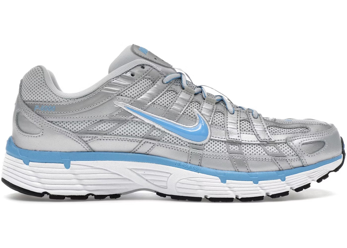 Nike P-6000 Metallic Silver University Blue