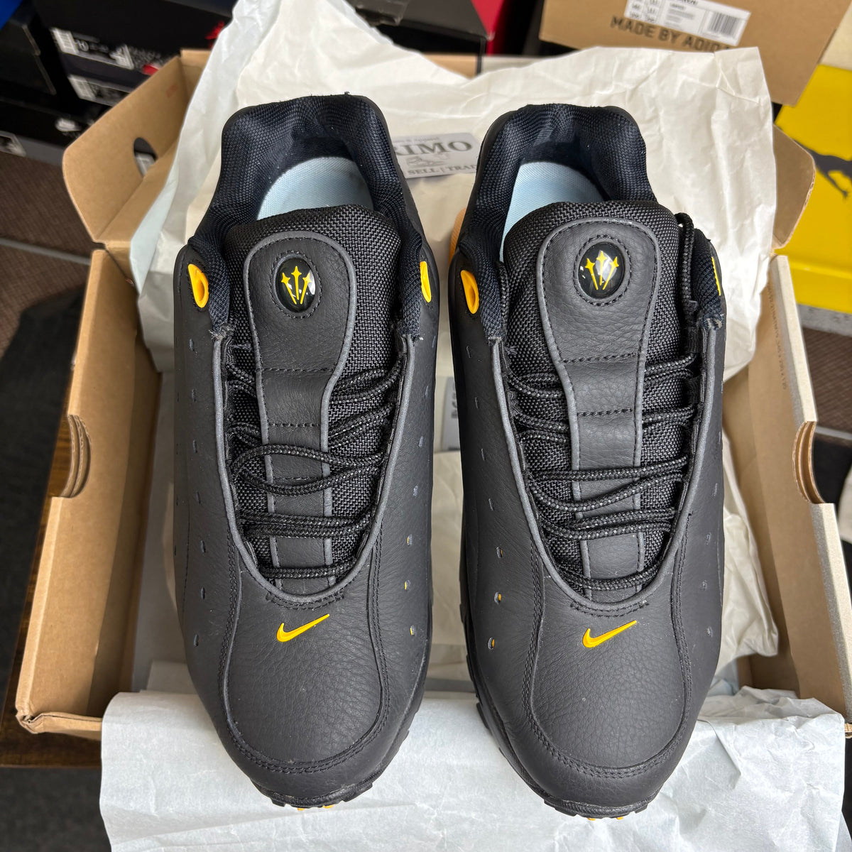 Nike Hot Step Air Drake NOCTA Black Yellow (Preowned)